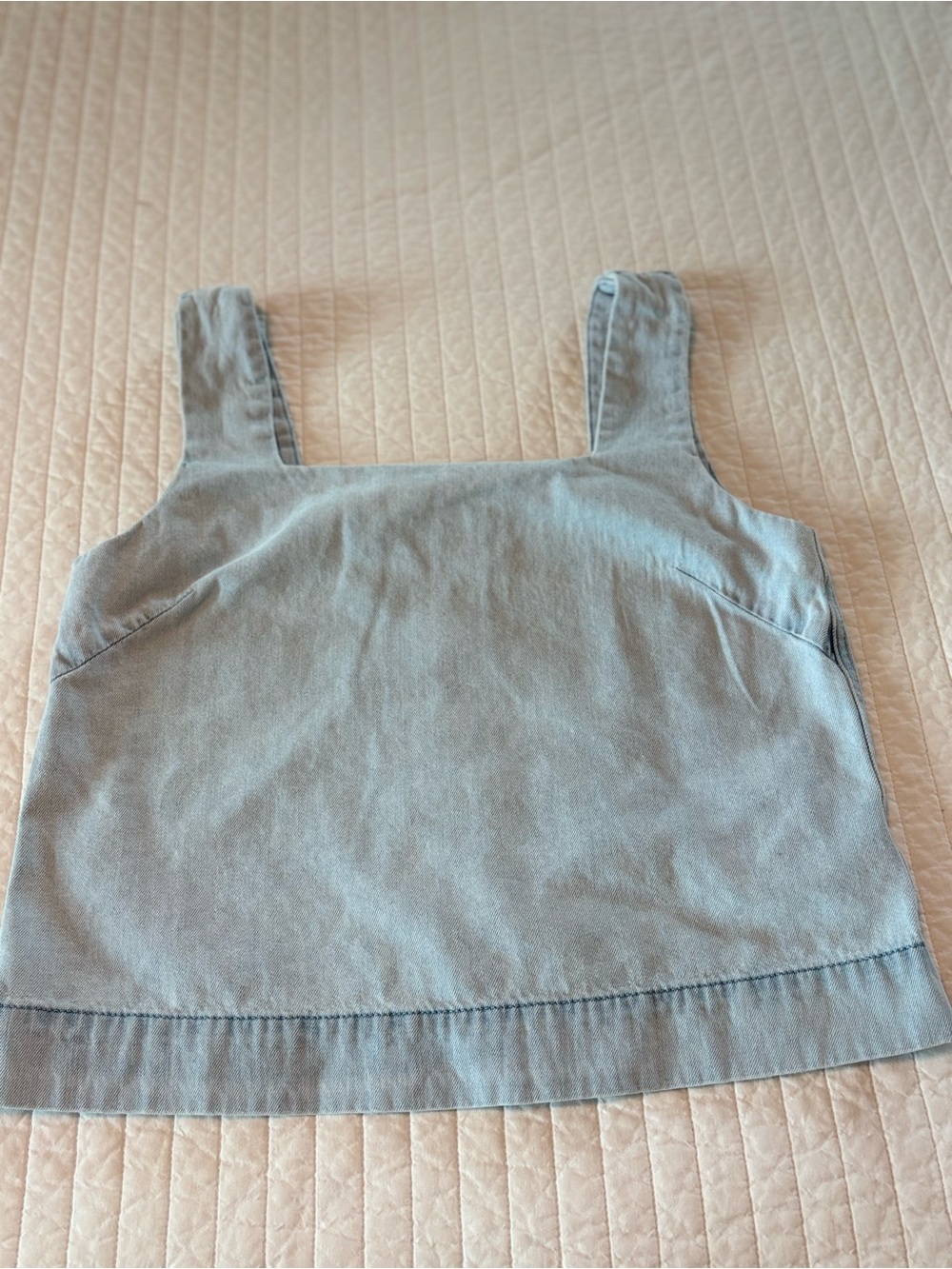 Thread & Supply Pale Blue Denim Top